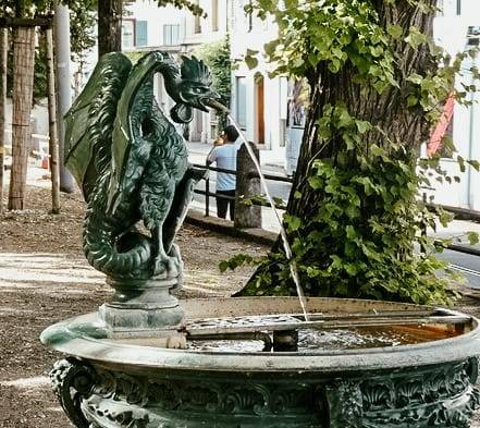 Fountain in Basel 