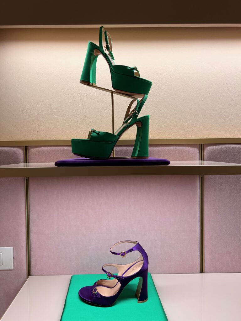 Milan Fashion Week SS23 - Dazzling Shoe Presentations. Giuseppe Zanotti, Gianvito Rossi, Sergio Rossi, Casadei, Le Silla. Must-see Shoes Collection and trends for Spring Summer 2023. 68