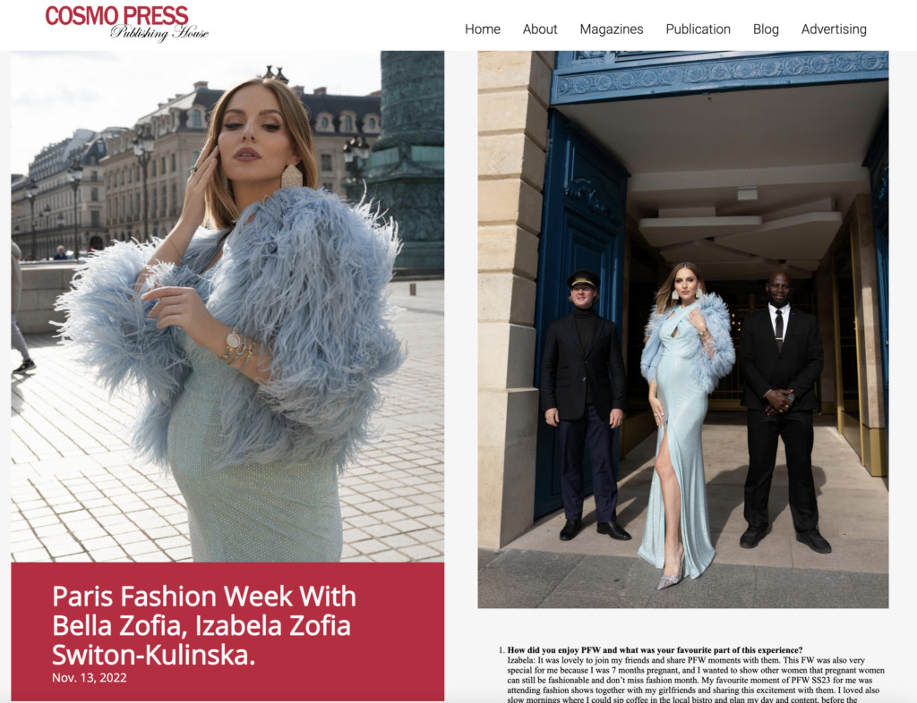 Press about Bella Zofia 61