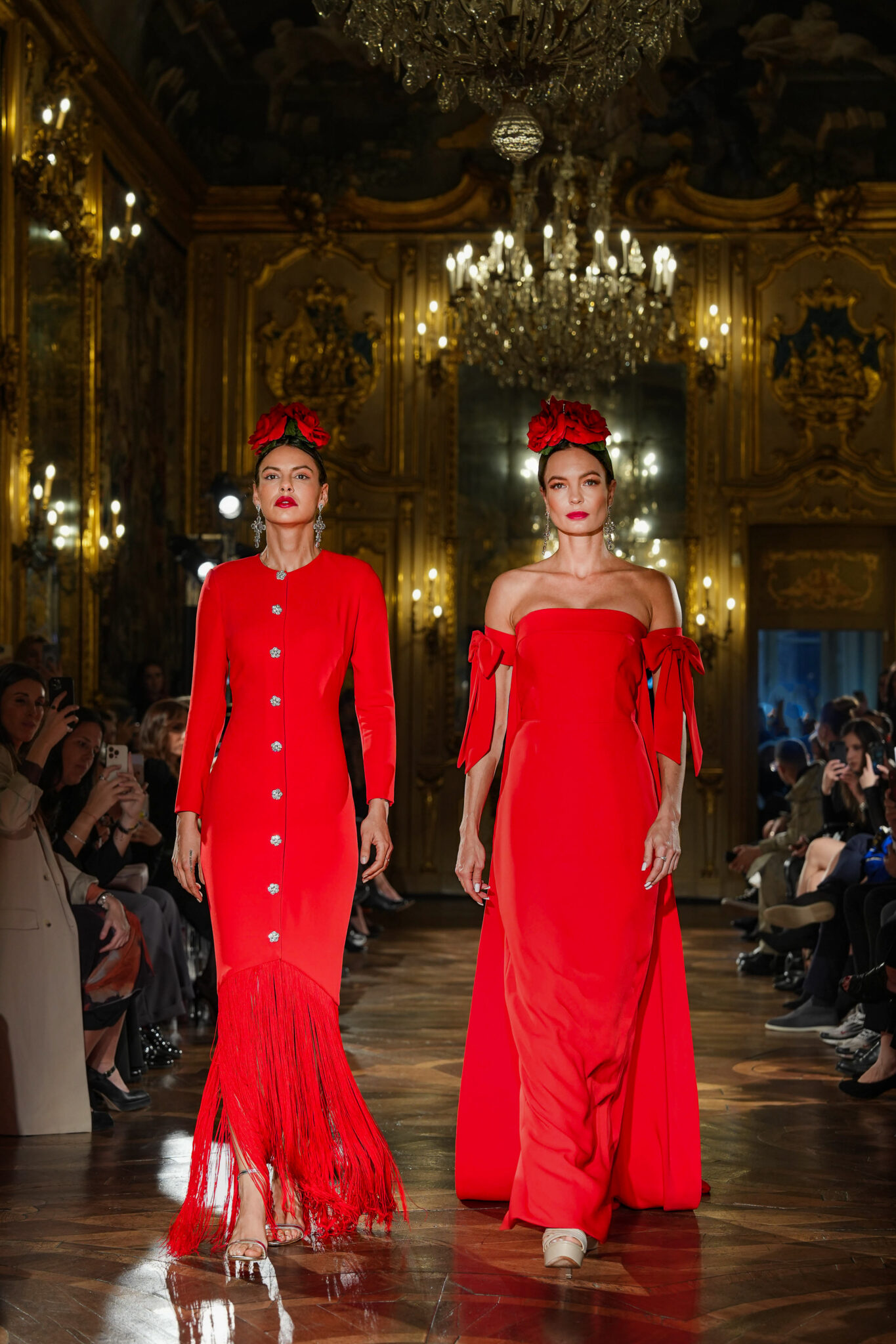 What you need to know about the stunning Fashion Show at Palazzo Clerici during MFW F/W 22/23. Fashion Week Studio 's impressive show presenting: Cristina Tamborero, Salvatore Pappacena, TINA COUTURE, NARCIZA Severa and Frida Xhoi & Xhei.