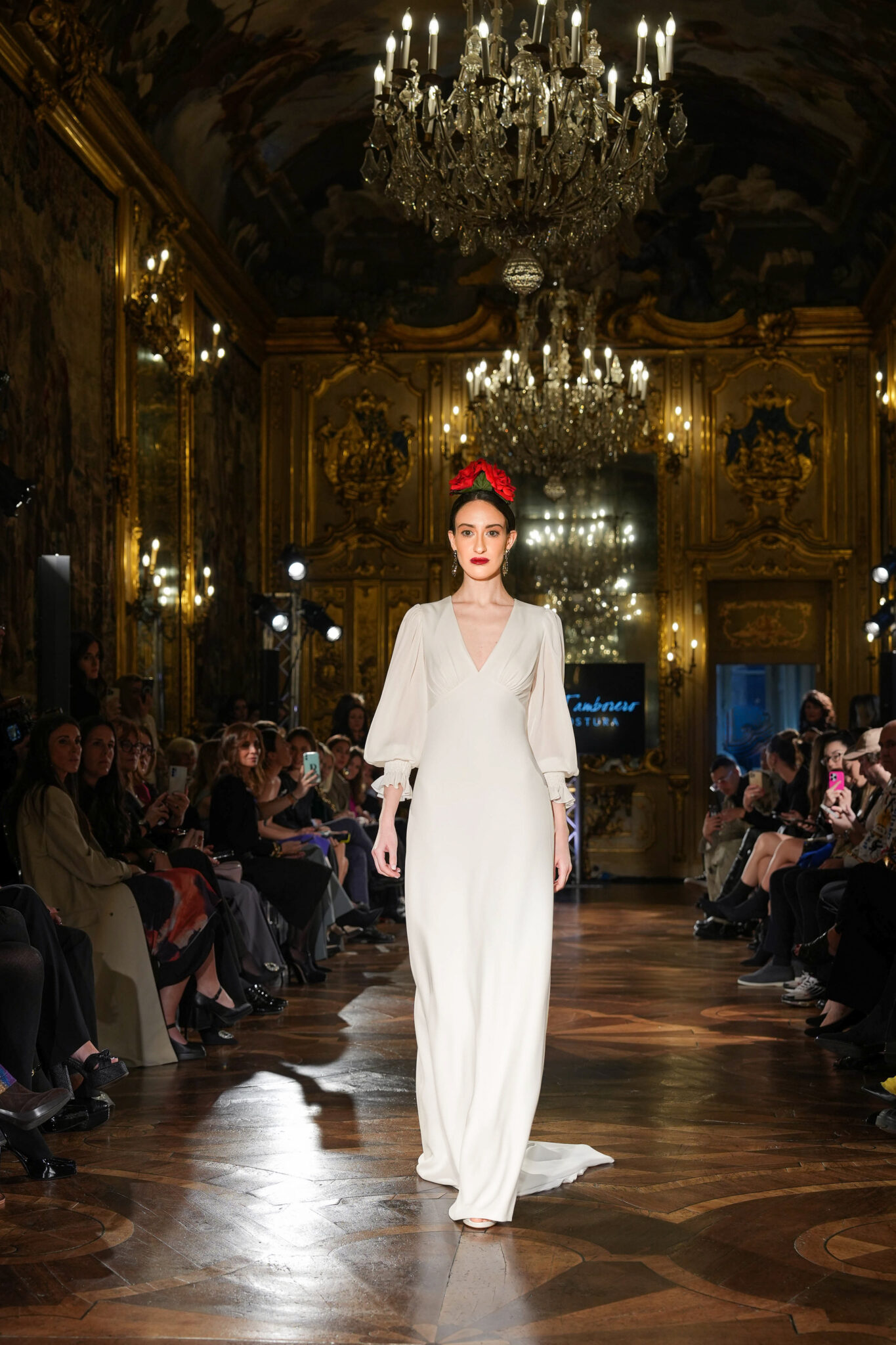 What you need to know about the stunning Fashion Show at Palazzo Clerici during MFW F/W 22/23. Fashion Week Studio 's impressive show presenting: Cristina Tamborero, Salvatore Pappacena, TINA COUTURE, NARCIZA and Frida Xhoi & Xhei.