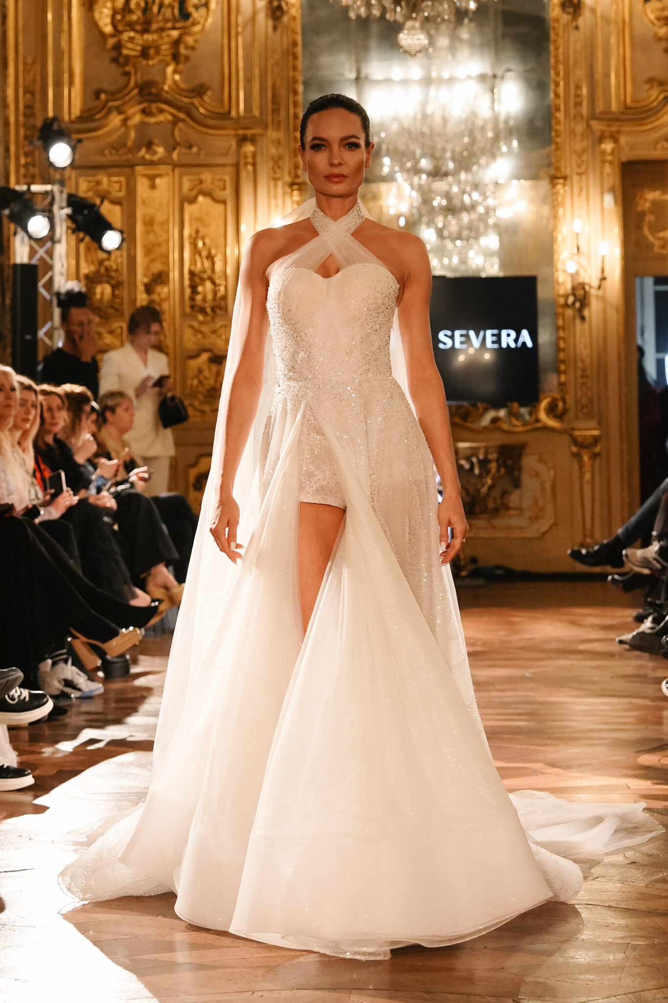 What you need to know about the stunning Fashion Show at Palazzo Clerici during MFW F/W 22/23. Fashion Week Studio 's impressive show presenting: Cristina Tamborero, Salvatore Pappacena, TINA COUTURE, NARCIZA Severa  and Frida Xhoi & Xhei.