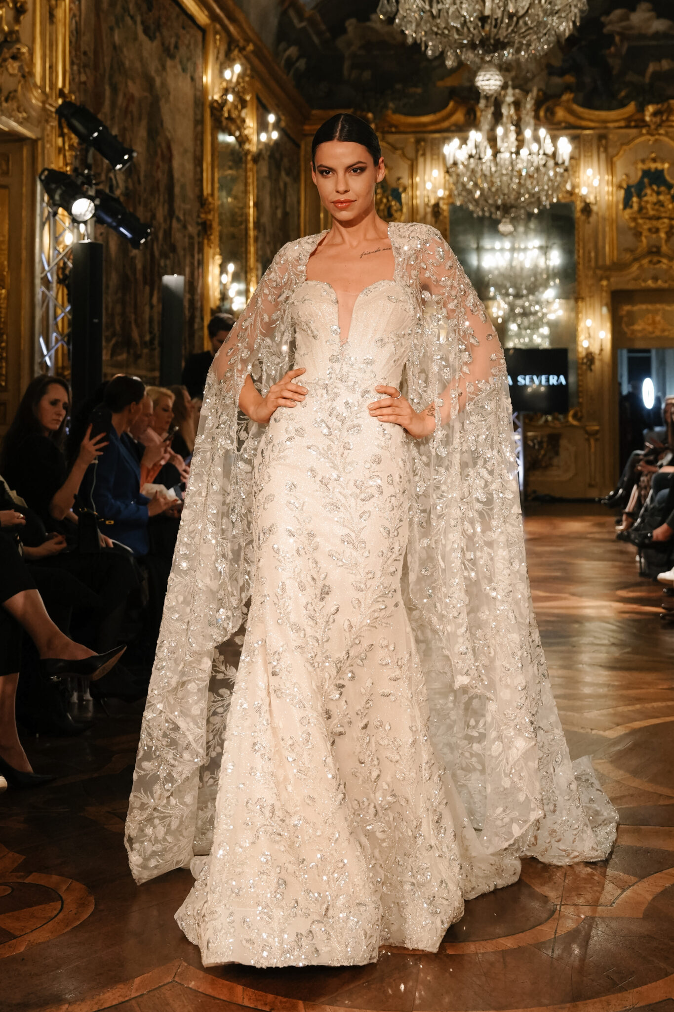 What you need to know about the stunning Fashion Show at Palazzo Clerici during MFW F/W 22/23. Fashion Week Studio 's impressive show presenting: Cristina Tamborero, Salvatore Pappacena, TINA COUTURE, NARCIZA and Frida Xhoi & Xhei.