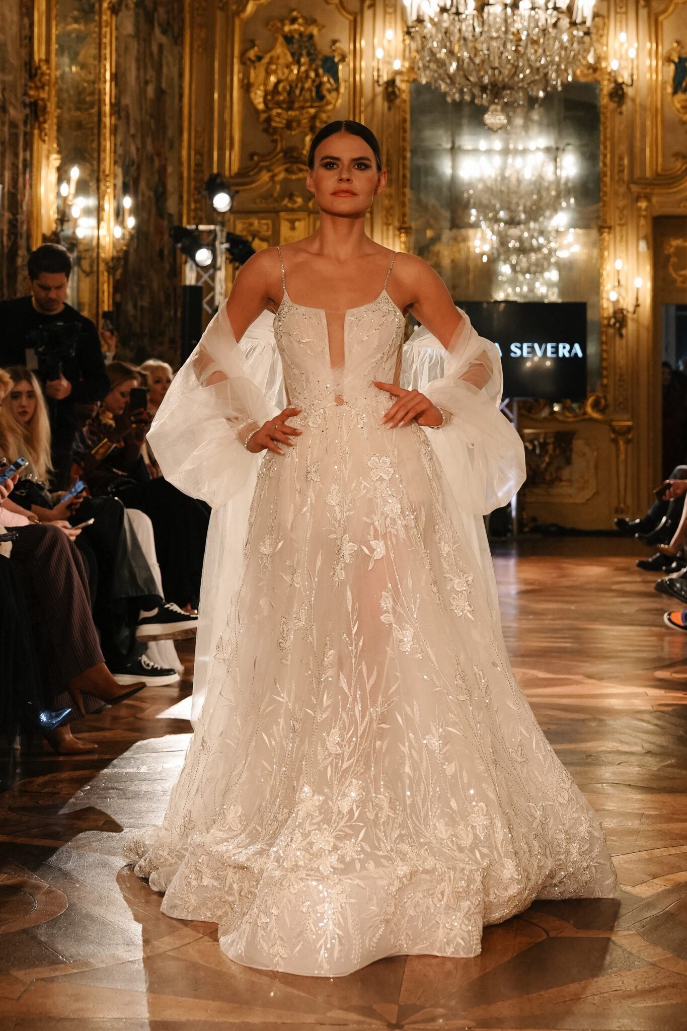 What you need to know about the stunning Fashion Show at Palazzo Clerici during MFW F/W 22/23. Fashion Week Studio 's impressive show presenting: Cristina Tamborero, Salvatore Pappacena, TINA COUTURE, NARCIZA Severa and Frida Xhoi & Xhei.