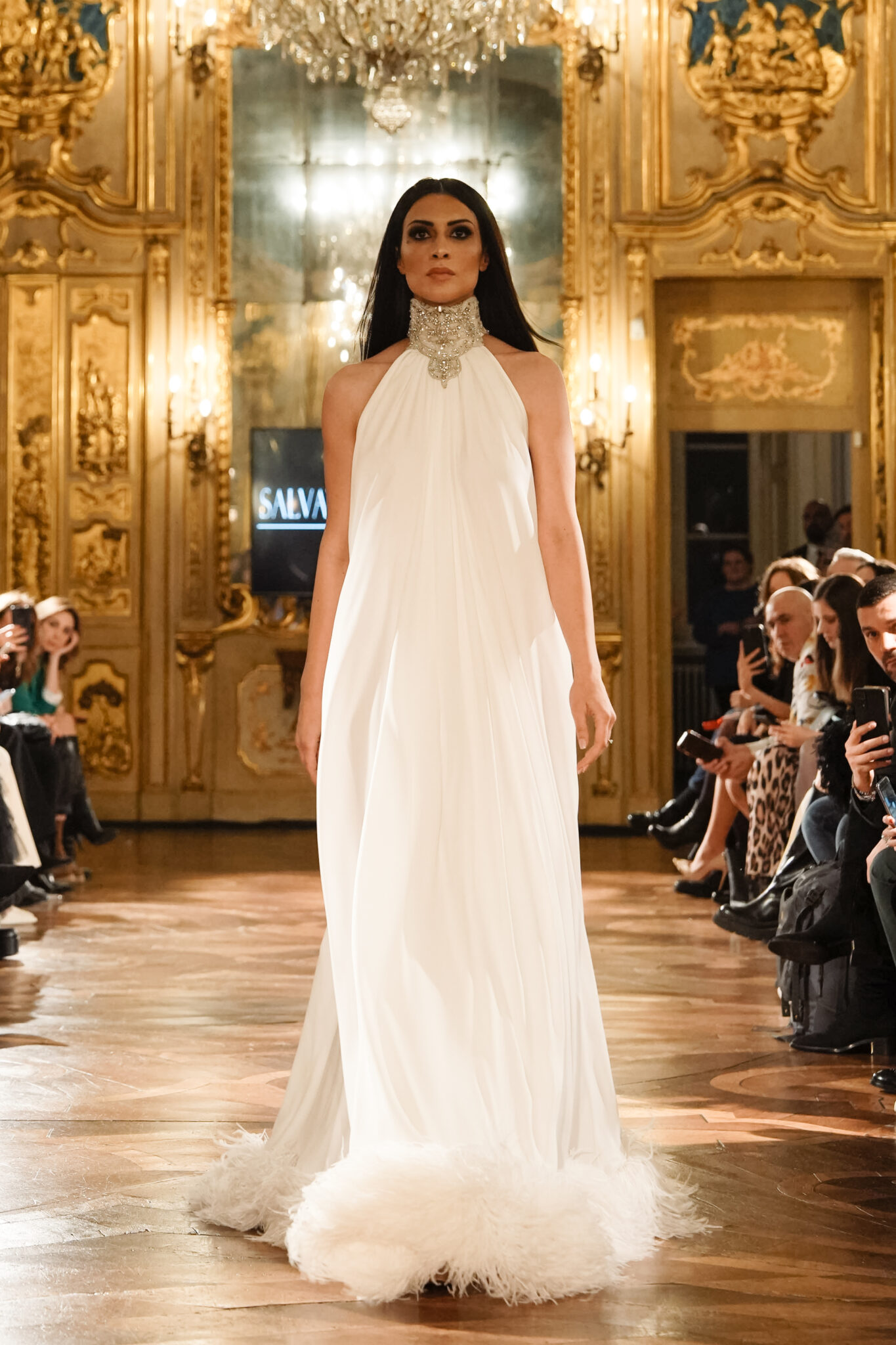 What you need to know about the stunning Fashion Show at Palazzo Clerici during MFW F/W 22/23. Fashion Week Studio 's impressive show presenting: Cristina Tamborero, Salvatore Pappacena, TINA COUTURE, NARCIZA and Frida Xhoi & Xhei.