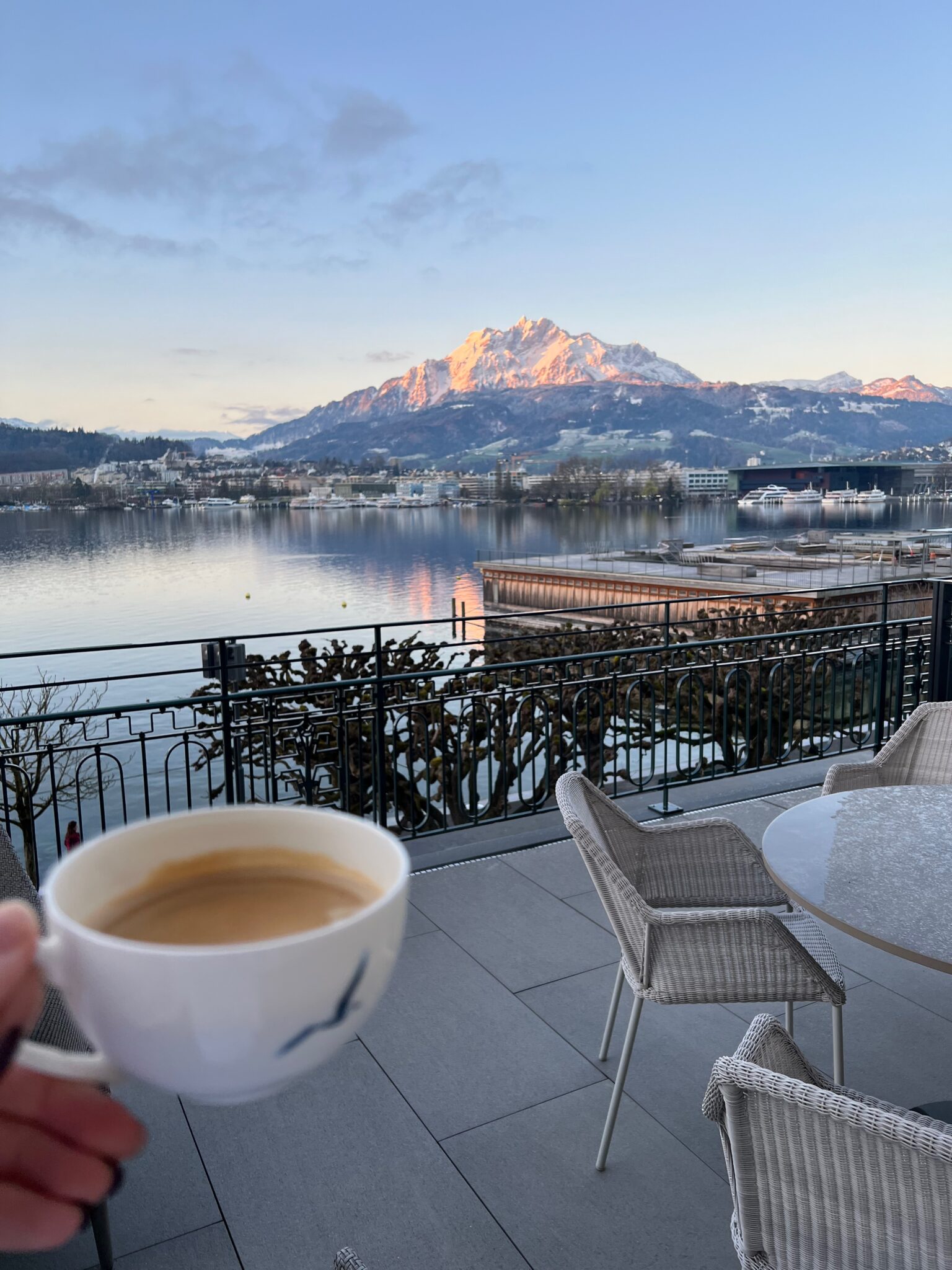 Mandarin Oriental Palace Luzern. A Historic Belle Epoque Palace reopened in 2022. /A magnificent hotel with a panoramic view of Lake Lucerne./ 