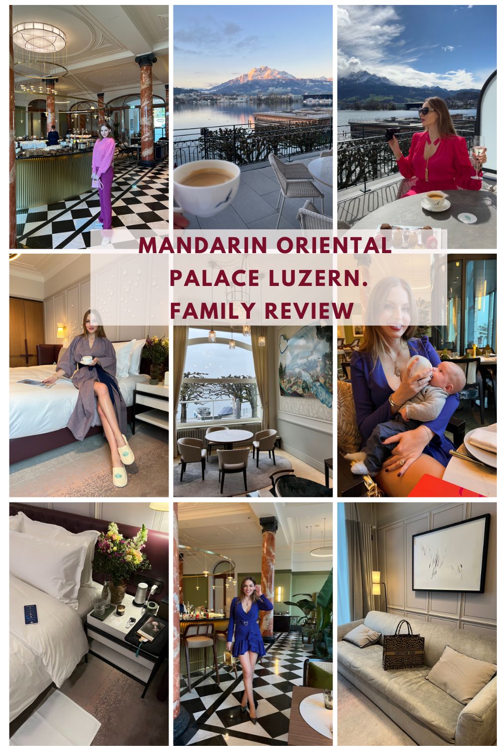 Mandarin Oriental Palace Luzern. A Historic Belle Epoque Palace reopened in 2022. /A magnificent hotel with a panoramic view of Lake Lucerne./