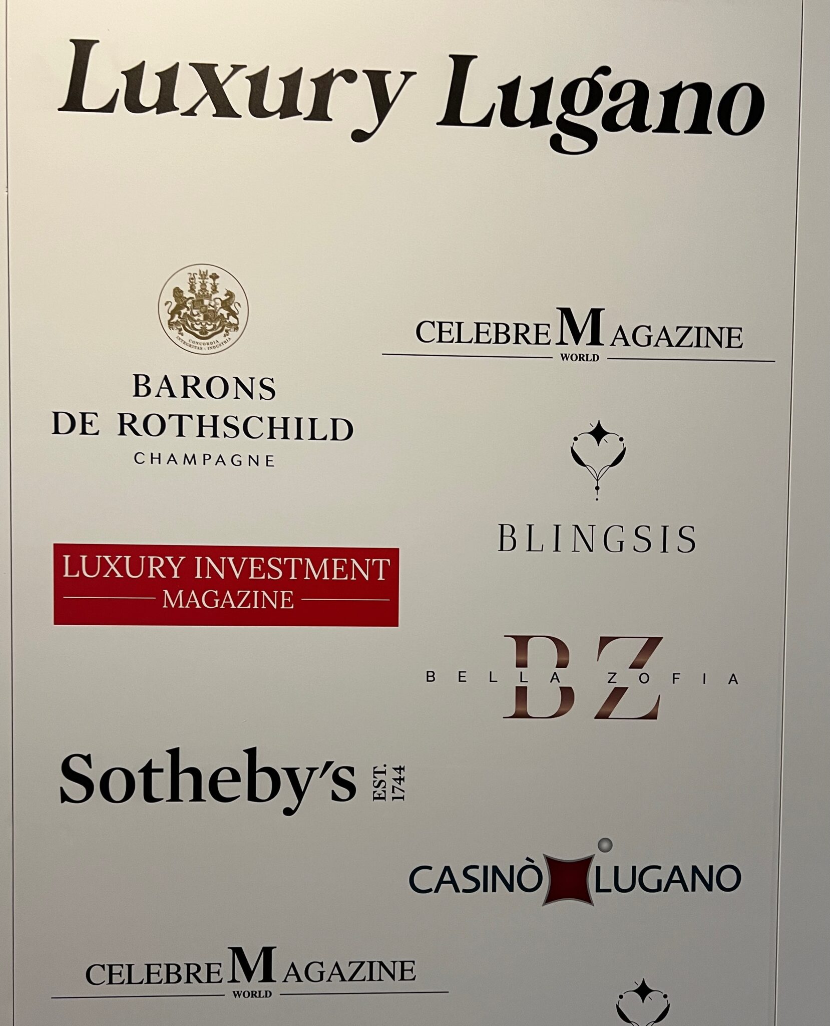 Unique Show - 1st Edition of High Jewelery Luxury Event in Lugano.