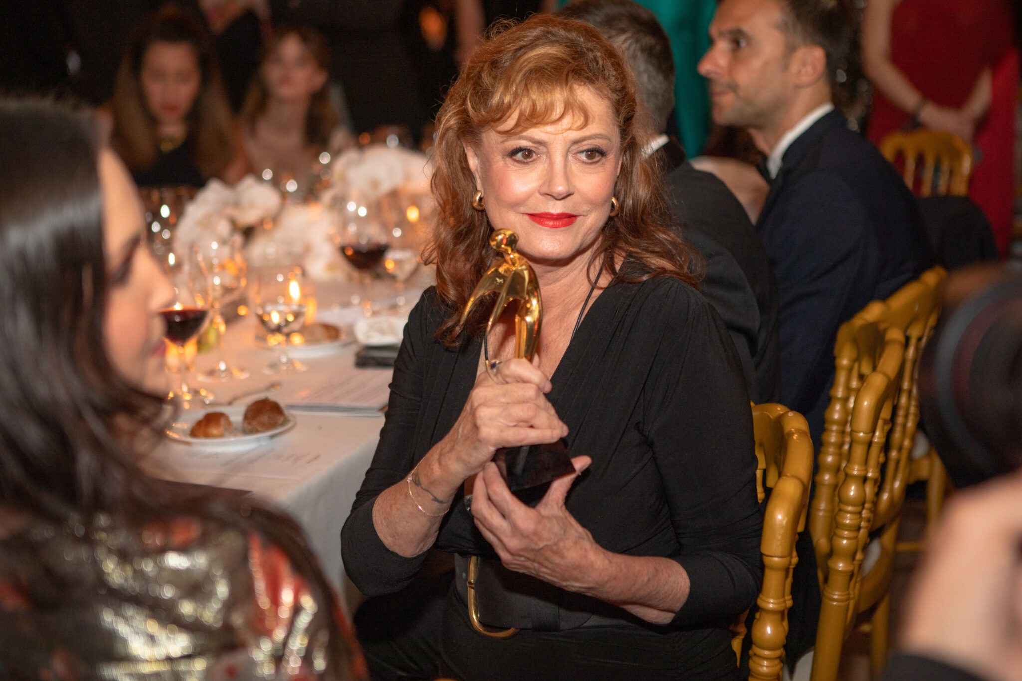 Celebrating Empowerment and Sustainability at the Better World Gala during 81st edition of Venice International Film Festival. With Kevin Costner and Susan Sarandon. 